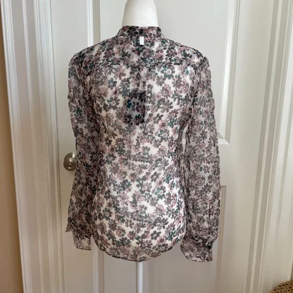 Susan Silk Long-Sleeve Floral Blouse from rag & bone - Picture 8 of 11